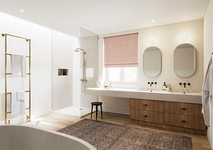 Wexley, Crystal Rose - Twist&Fit Roman Blind - Image 7